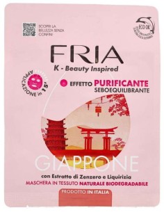Fria Maschera Viso In Tessuto - Purificante Giappone - Seboequilibrante